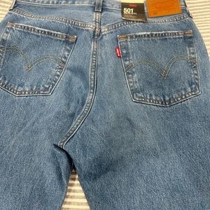 Levis 501 high rise straight leg pants brand new w/ tags